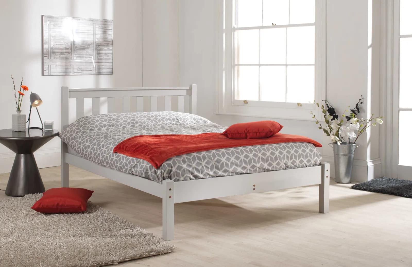 Shaker Bed Grey