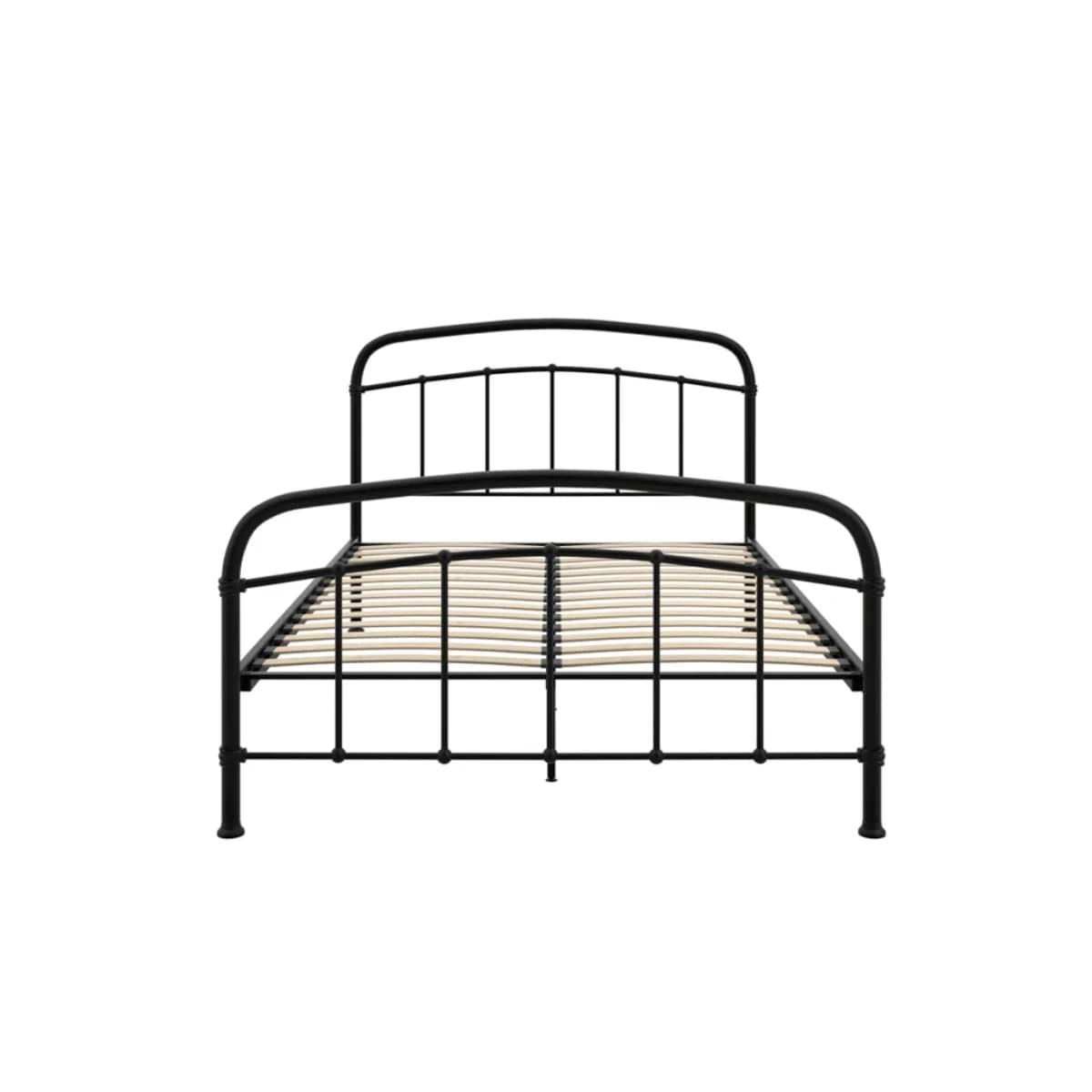 4'6 Halston Black Double Bed