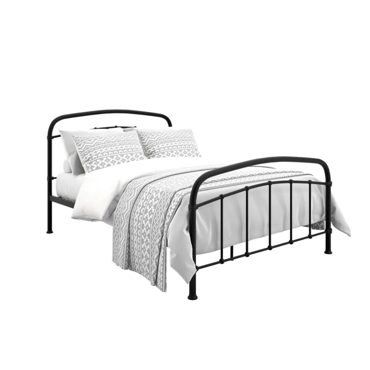 5'0 Halston Black Kingsize Bed