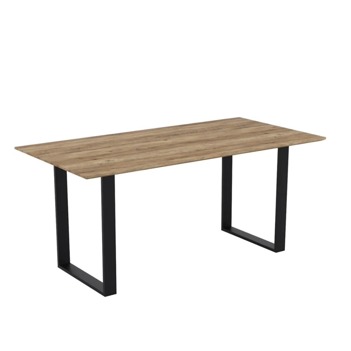 Antibes Russet / Black Dining Table