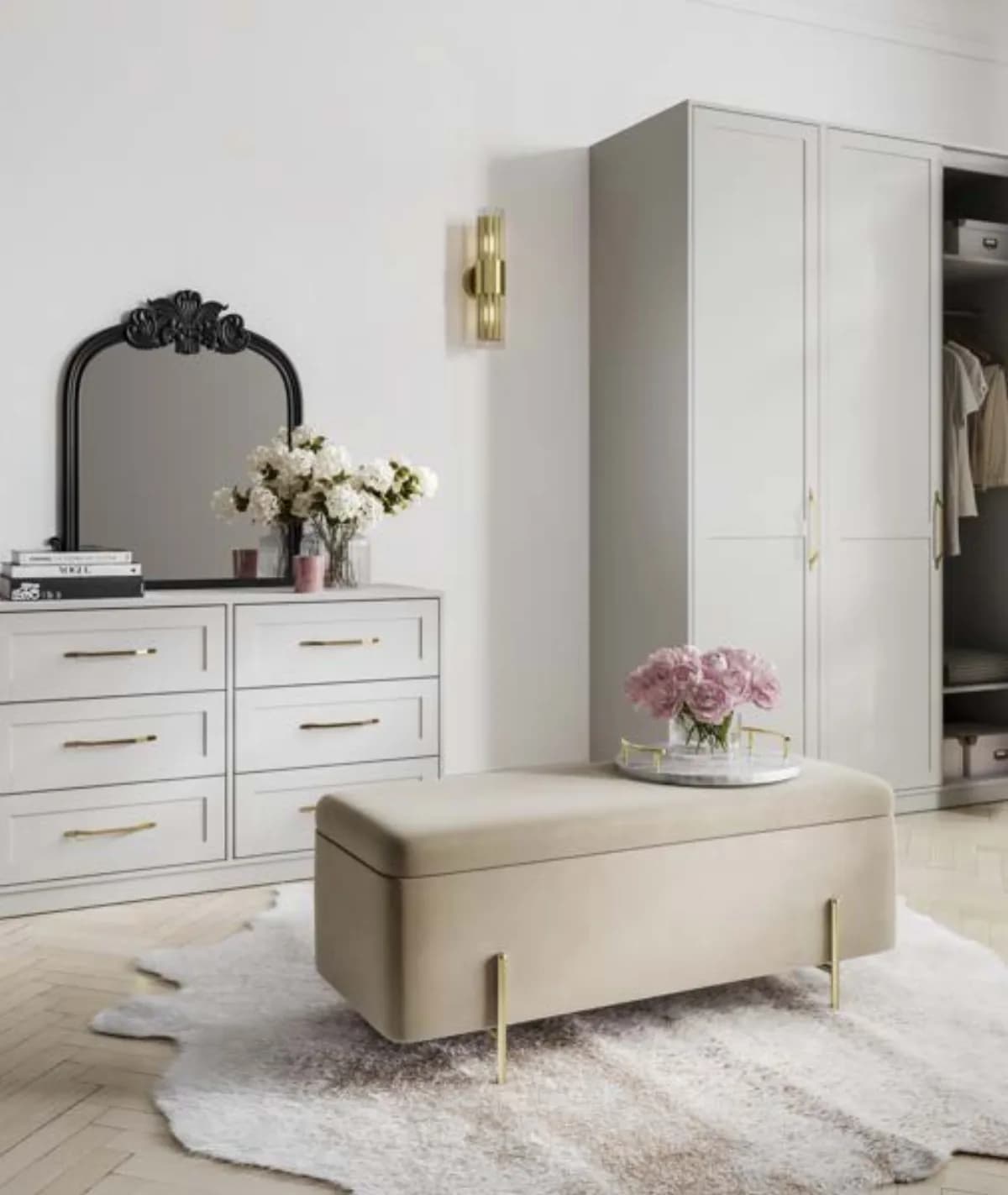 Austen White 2 Door Wardrobe