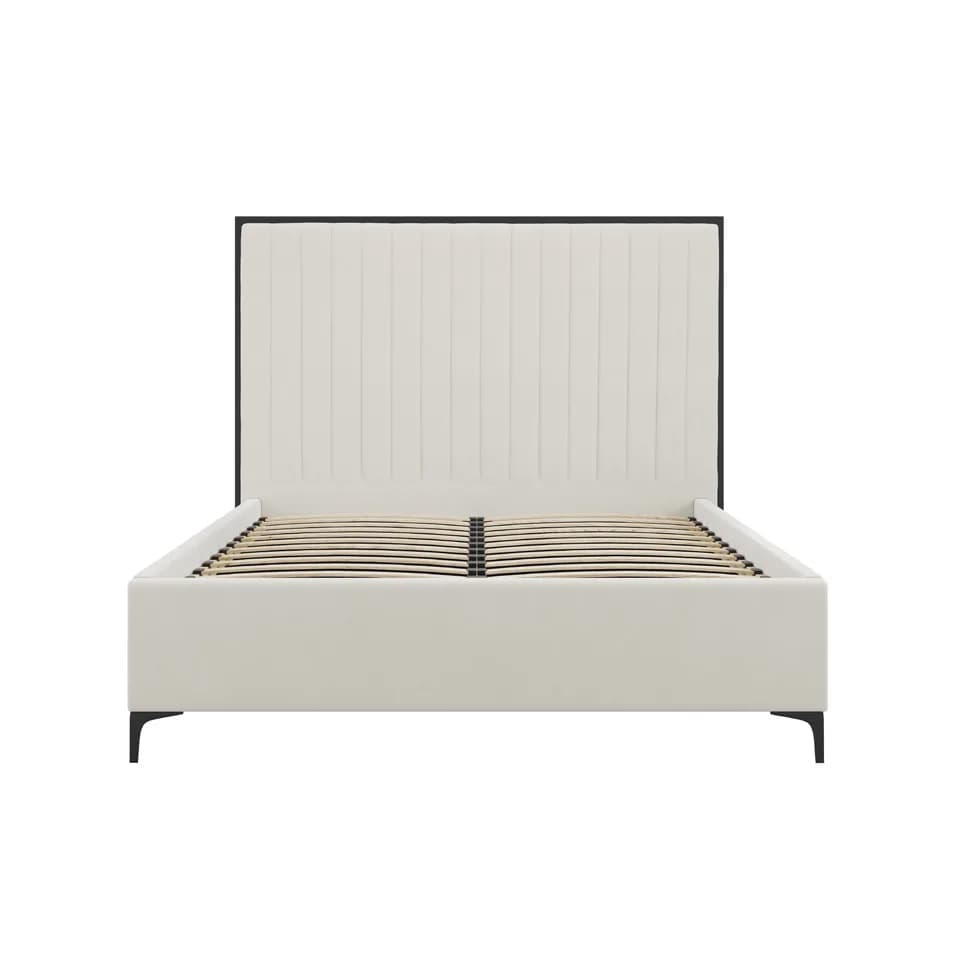 Berkeley Cream / Black King Size Bed