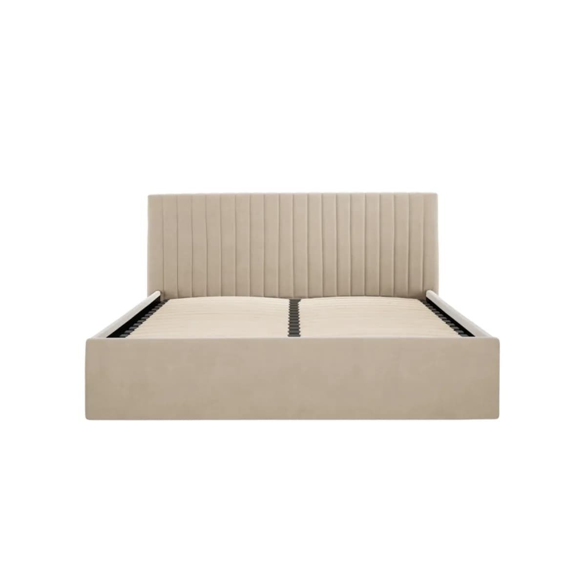 Berlin Beige Ottoman Double Bed