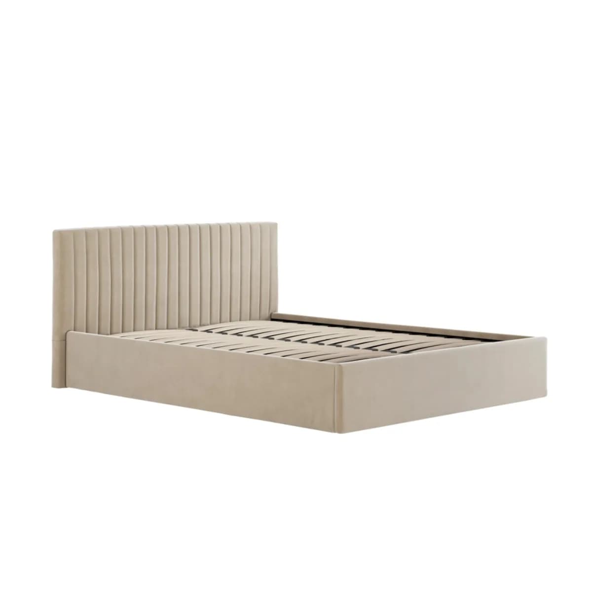 Berlin Beige Ottoman Double Bed
