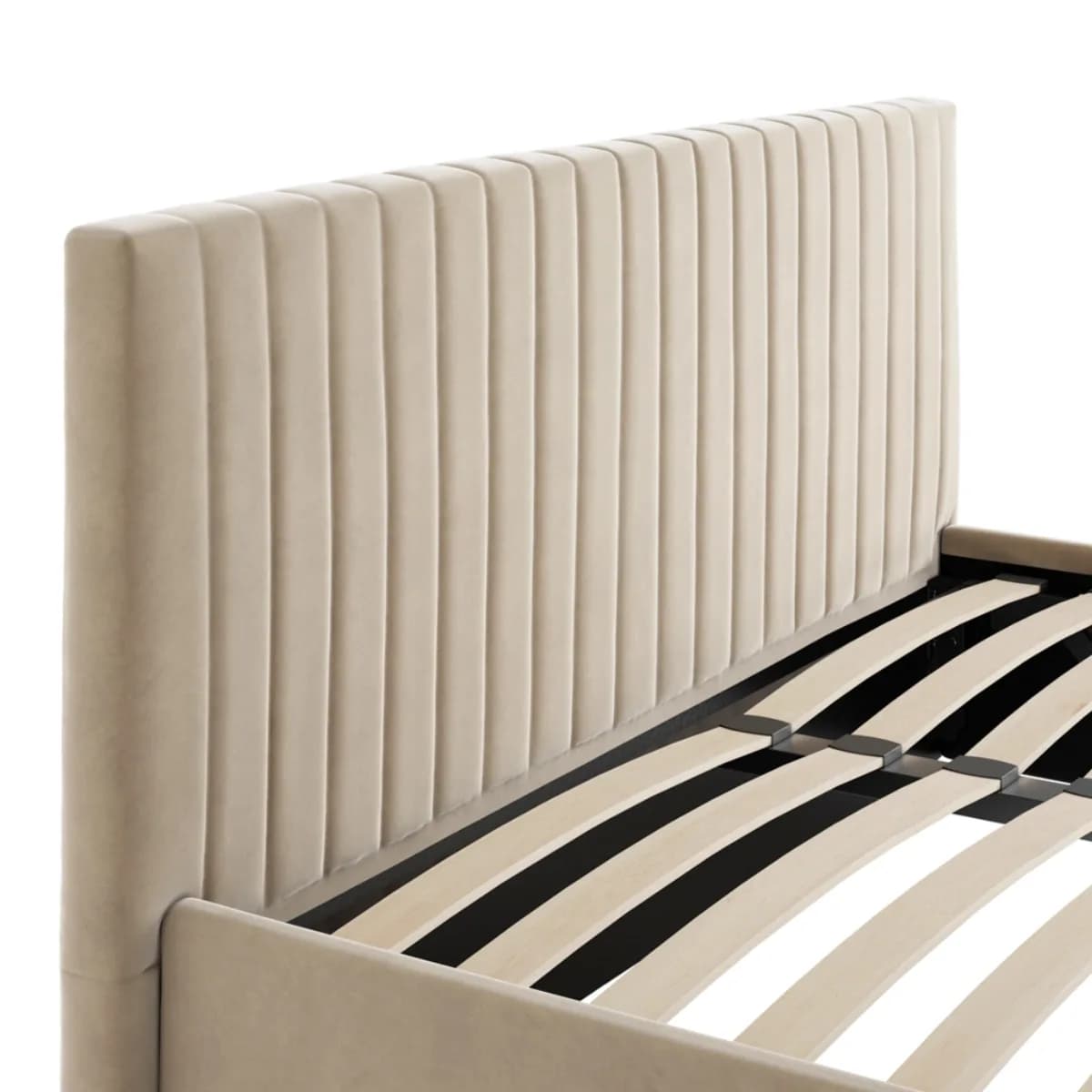 Berlin Beige Ottoman King Size Bed