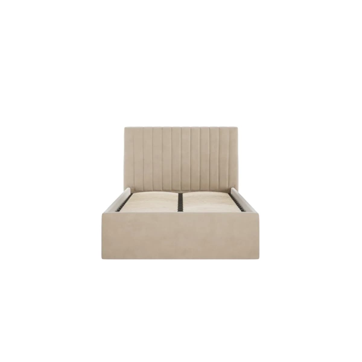Berlin Beige Ottoman Single Bed