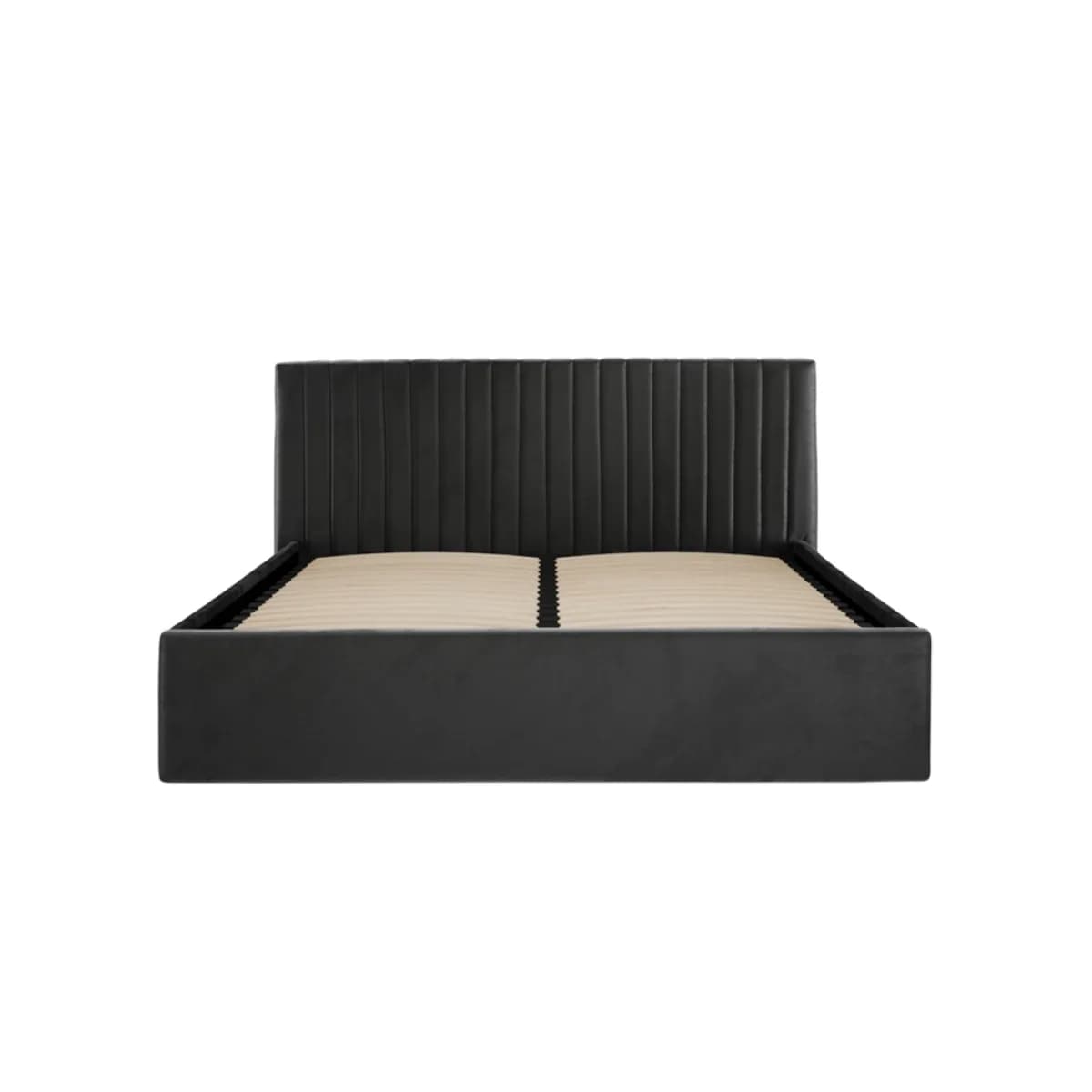 Berlin Black Ottoman Double Bed