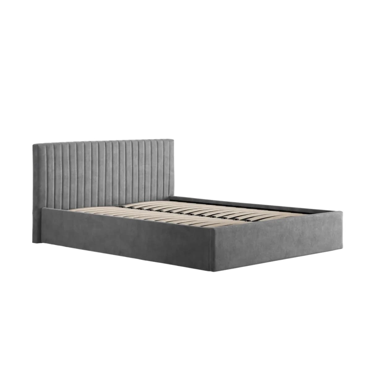 Berlin Kingsize Bed Silver
