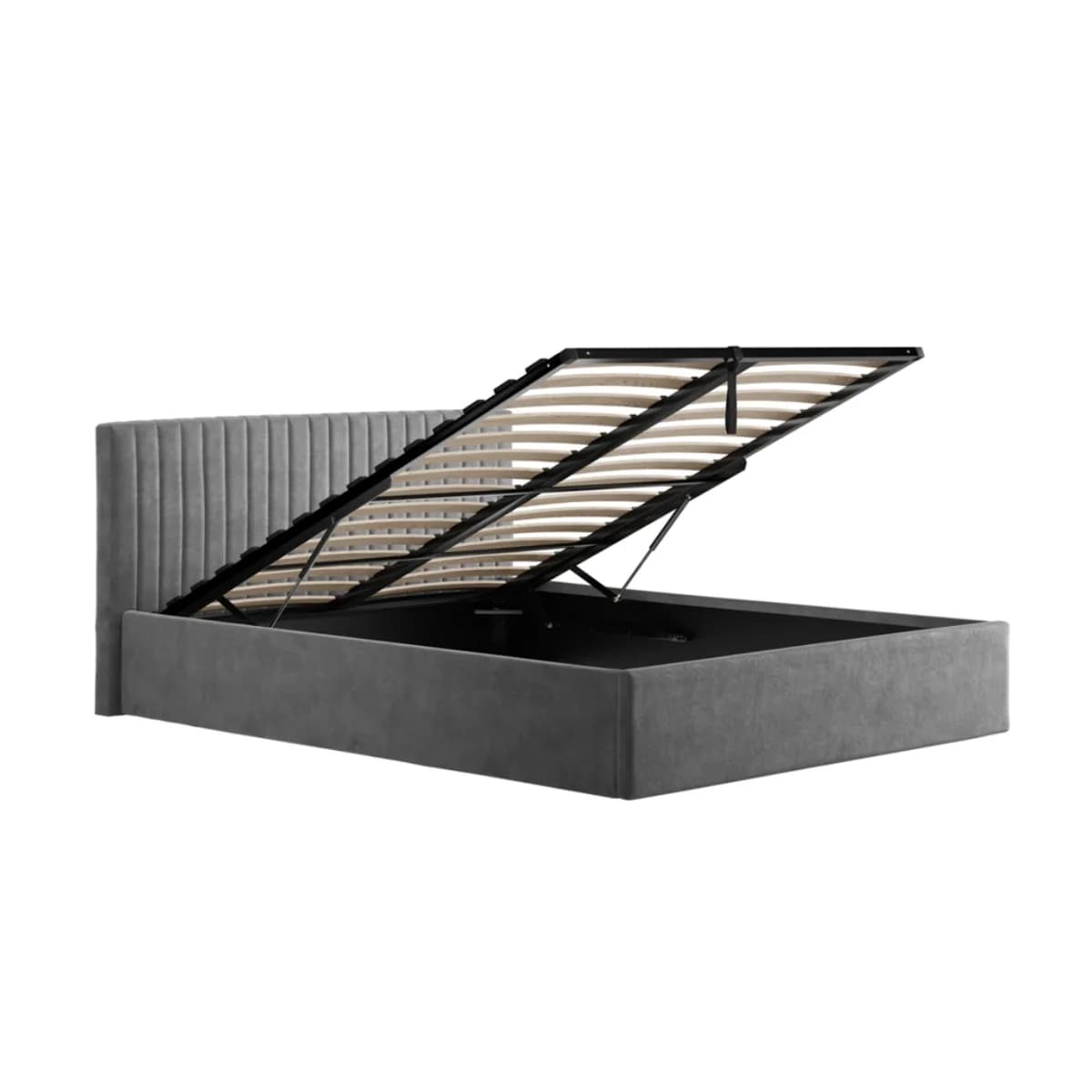 Berlin Kingsize Bed Silver