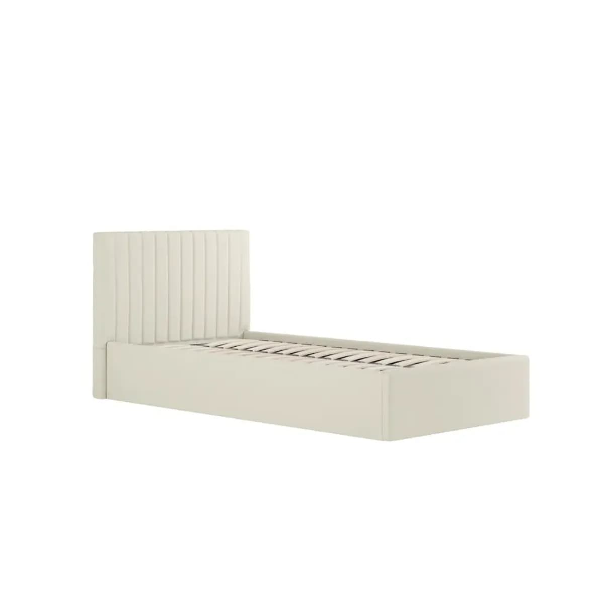 Berlin Milk Ottoman Single Bed
