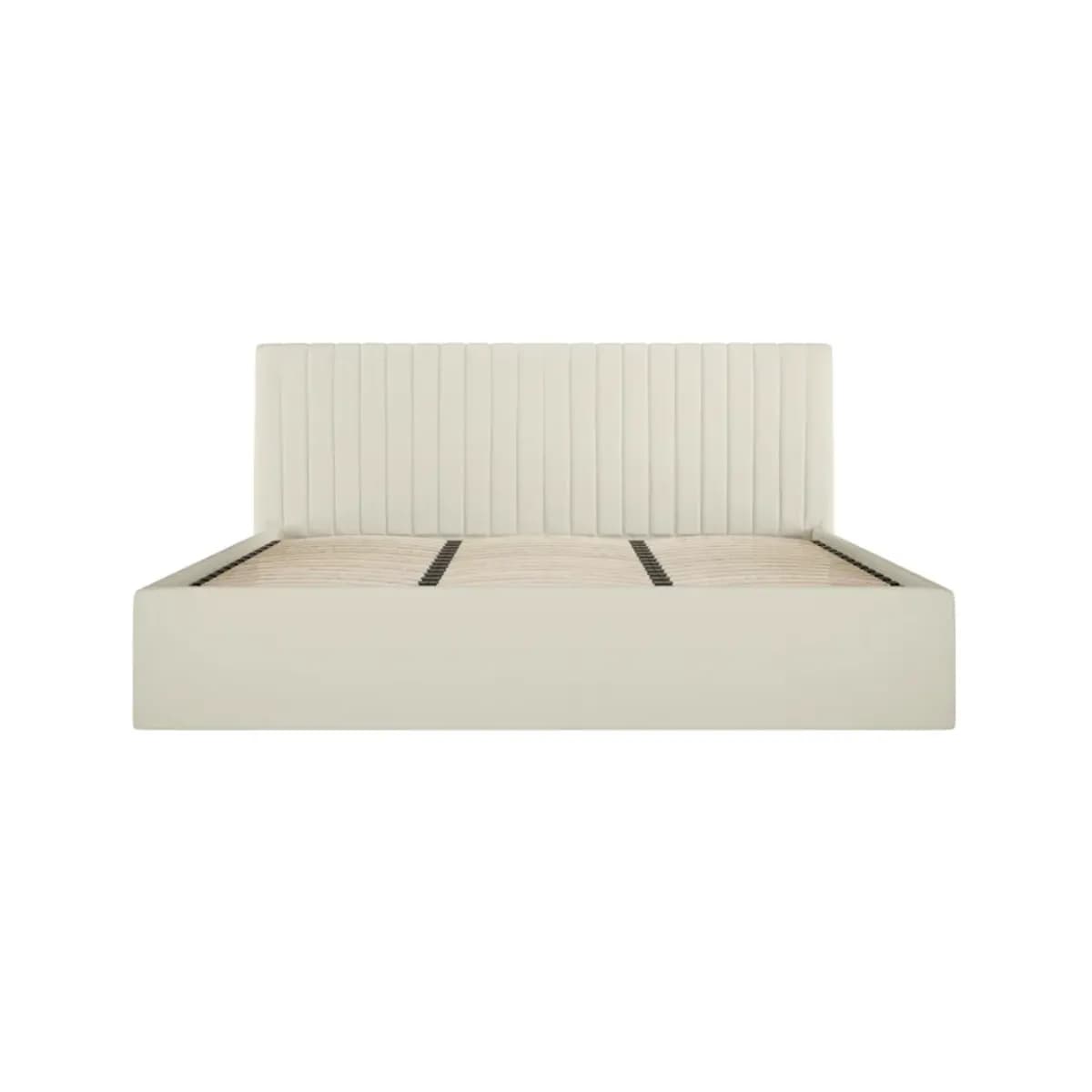 Berlin Milk Ottoman Super King Size Bed