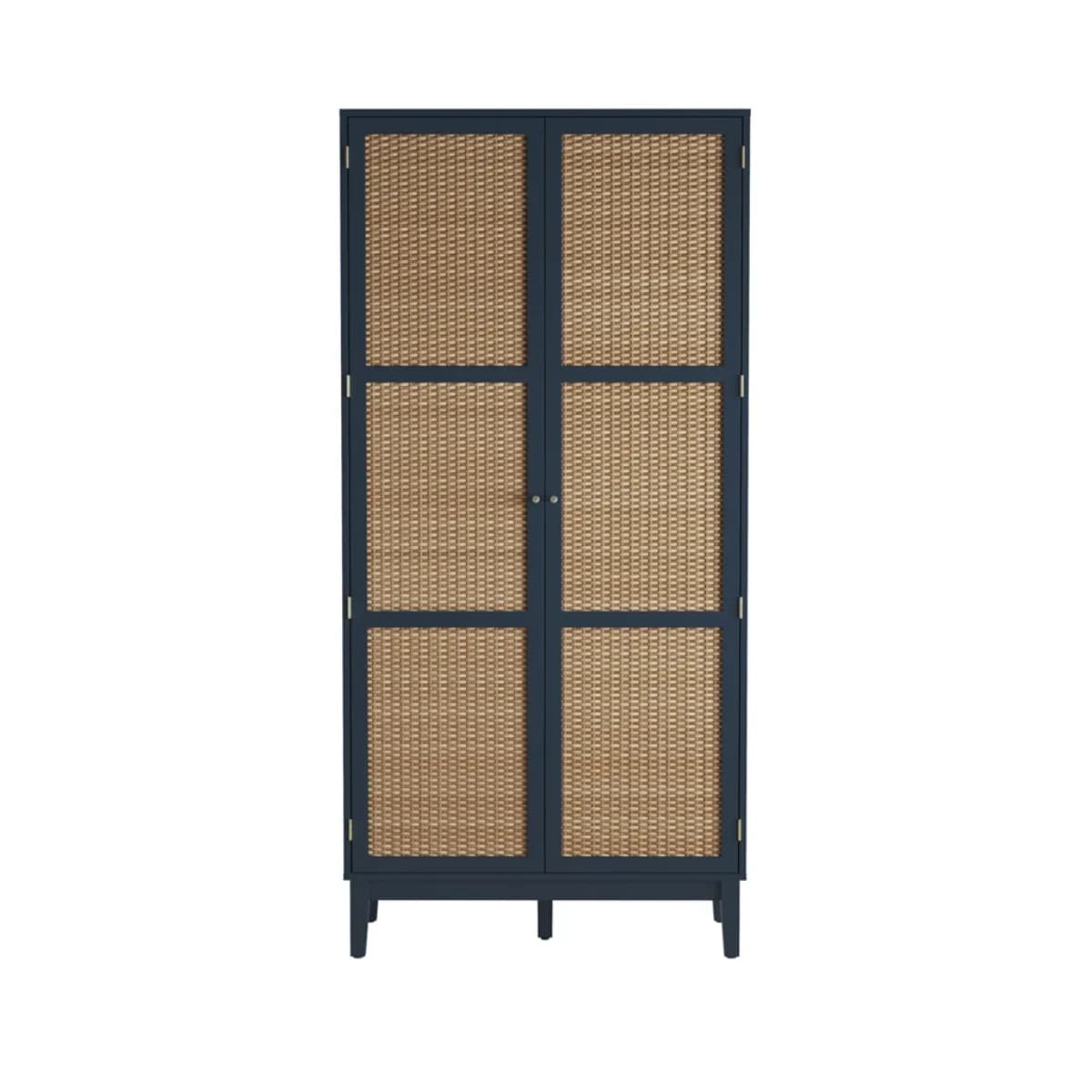 Bordeaux Blue 2 Door Wardrobe