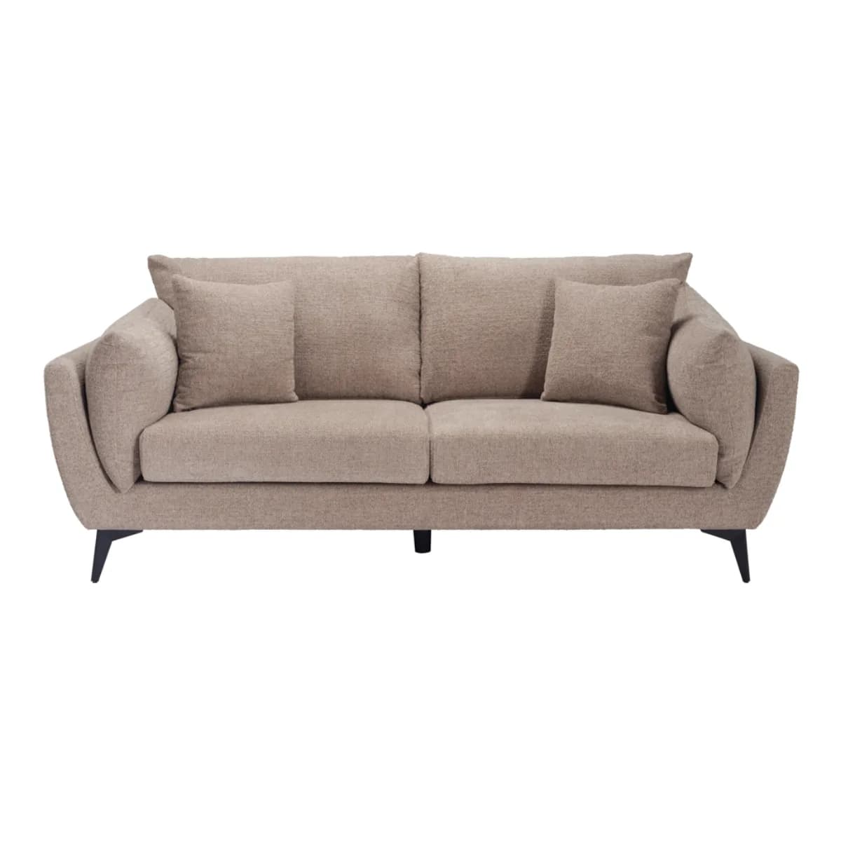 Carter Taupe 3 Seater Sofa