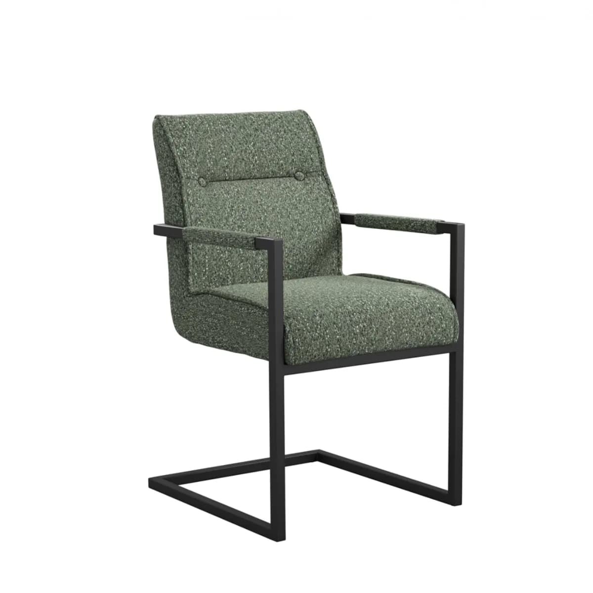 Cleaver Desert Sage / Black / Arms Dining Chair