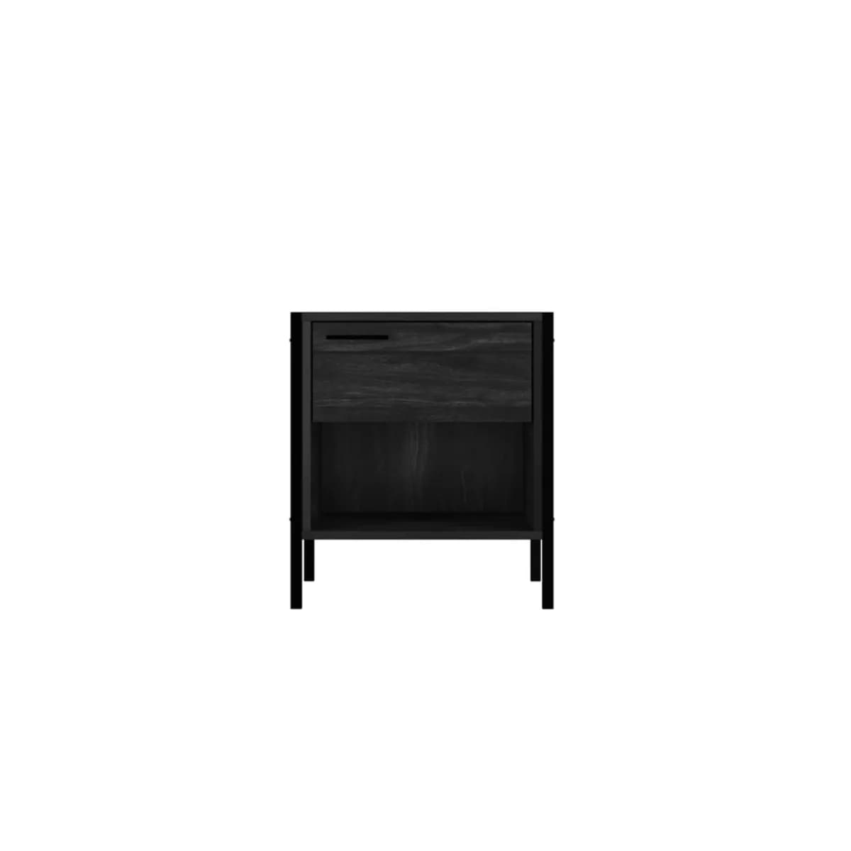 Hoxton Black Bedside Cabinet