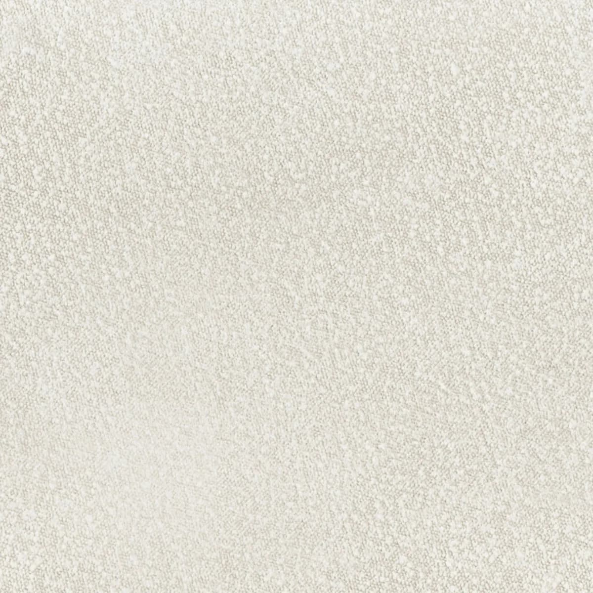 Lara Pouffe Ivory Boucle / Matte Black Small
