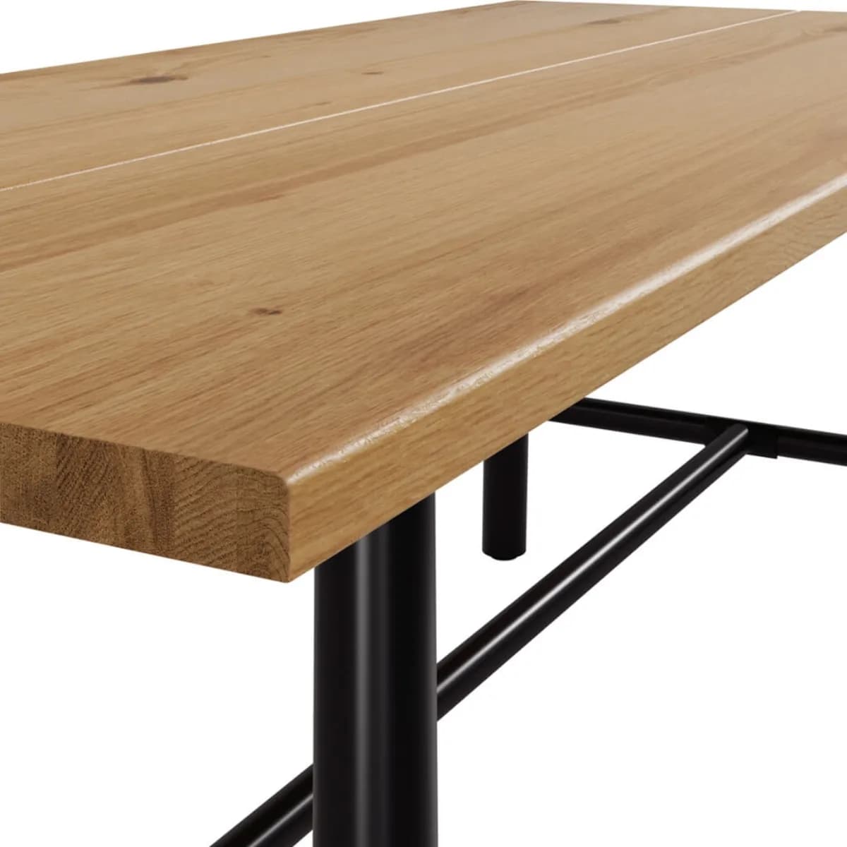 Louie Tawny / Black Dining Table