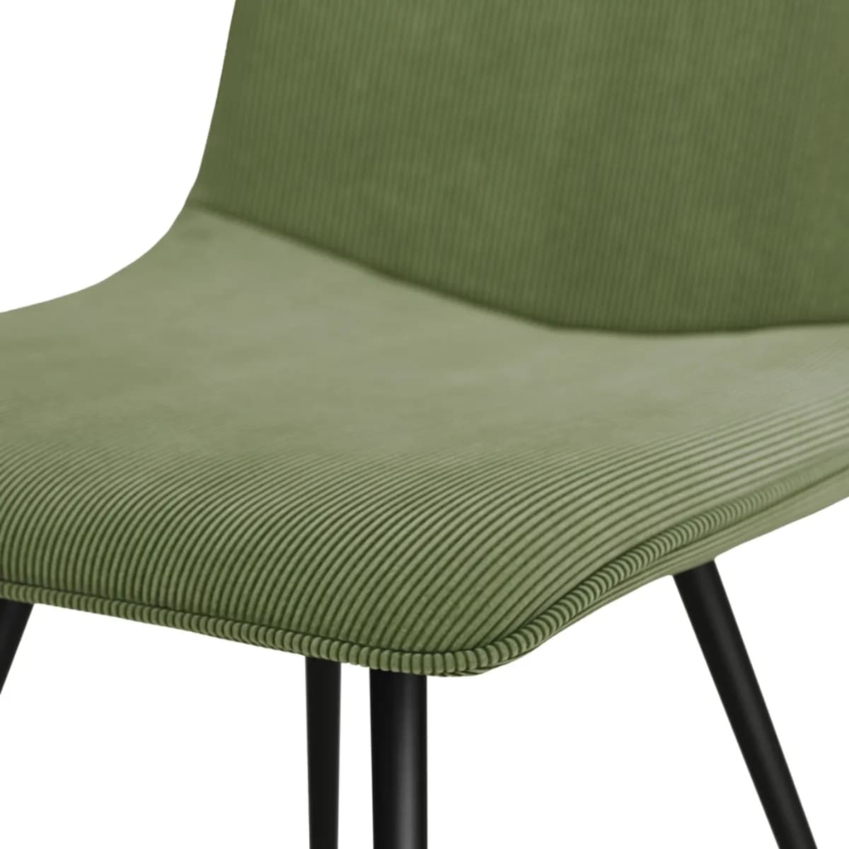 Maxi Moss / Black Dining Chair