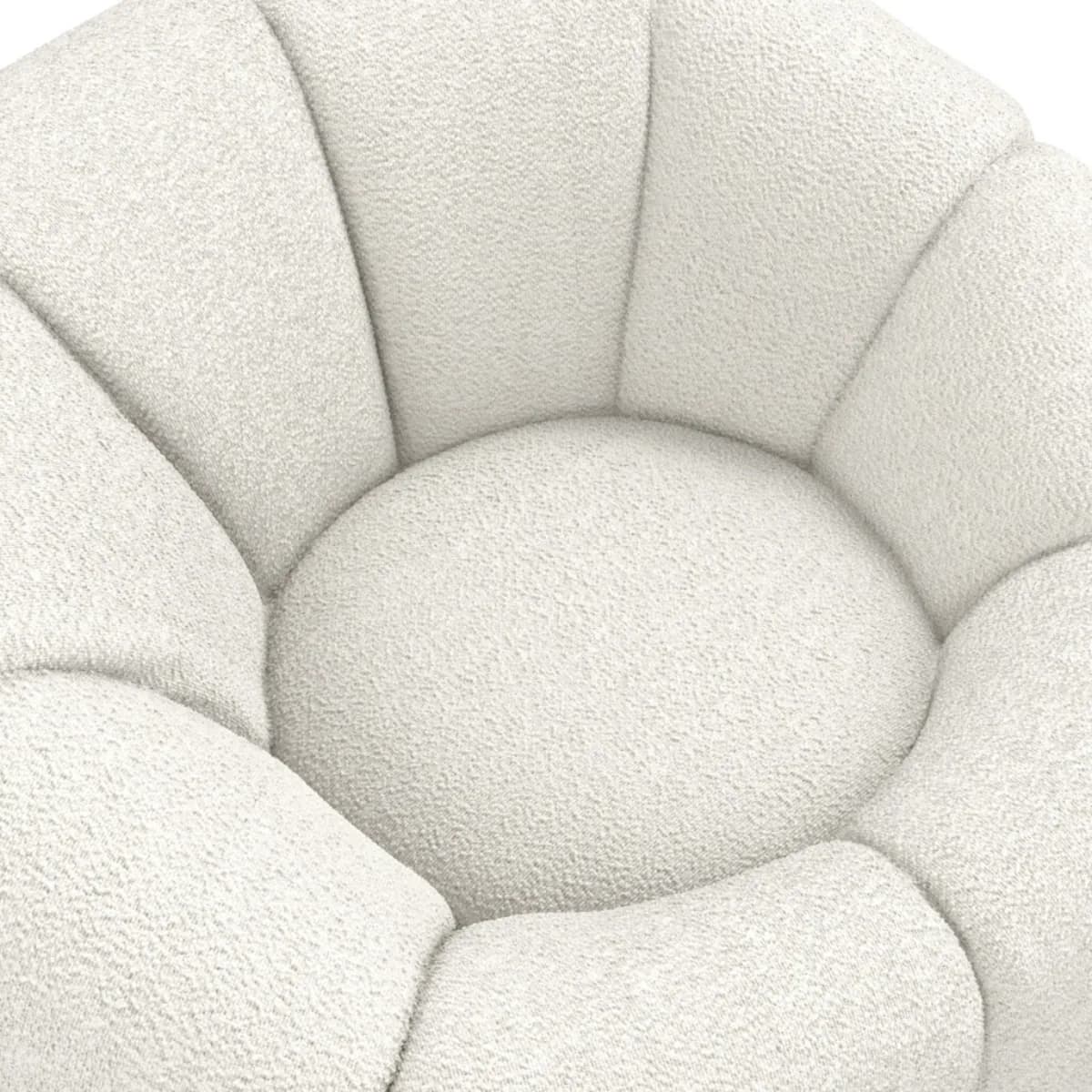 Nao Ivory Swivel Chair