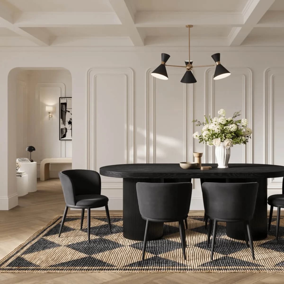 Nova Black / Black Dining Chair