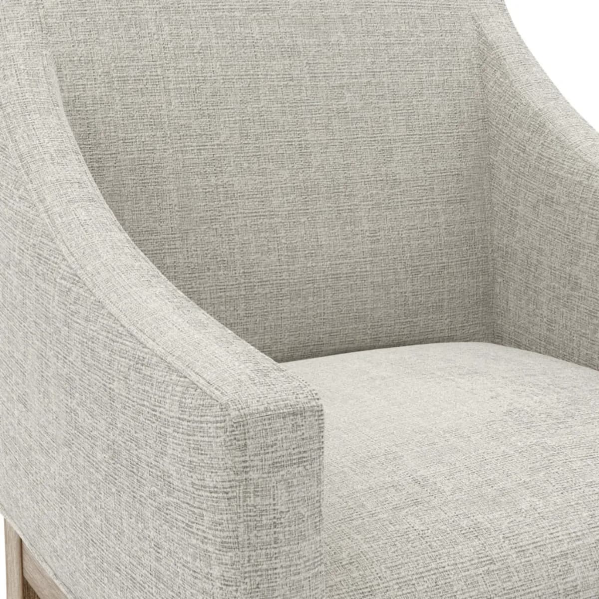 Piper Bisque / Brushed Wood Dining Chair
