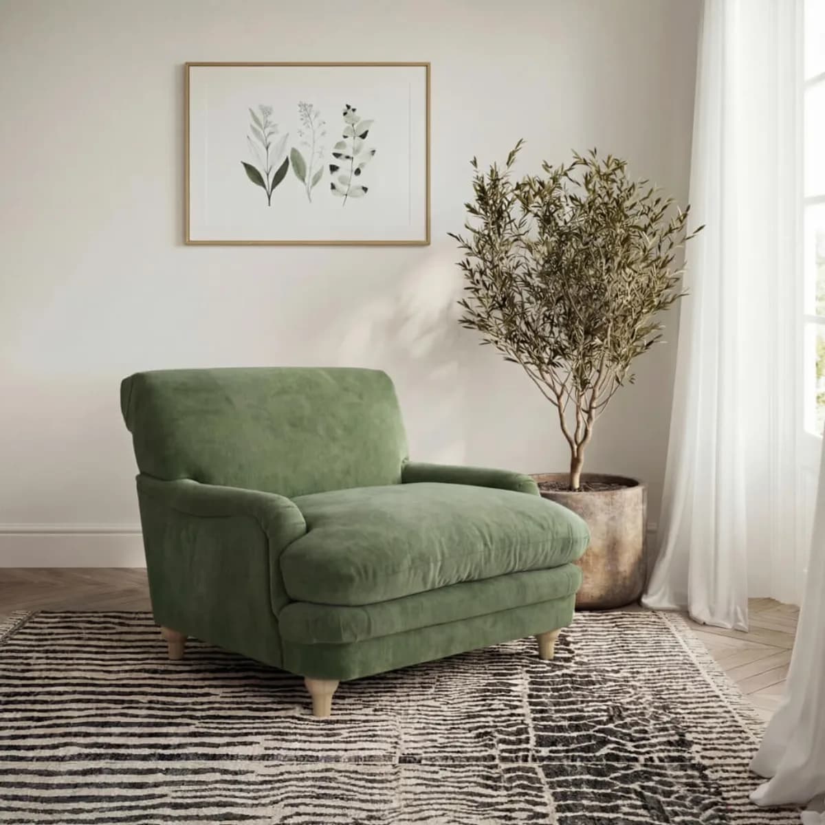 Plumpton Chair Vine Chenille