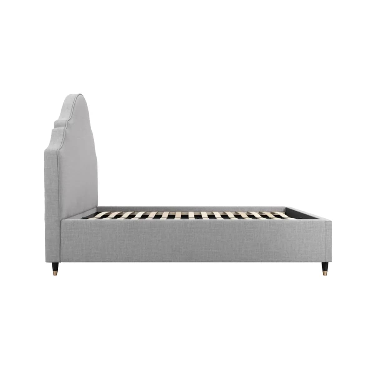 Quince Light Grey King Size Bed