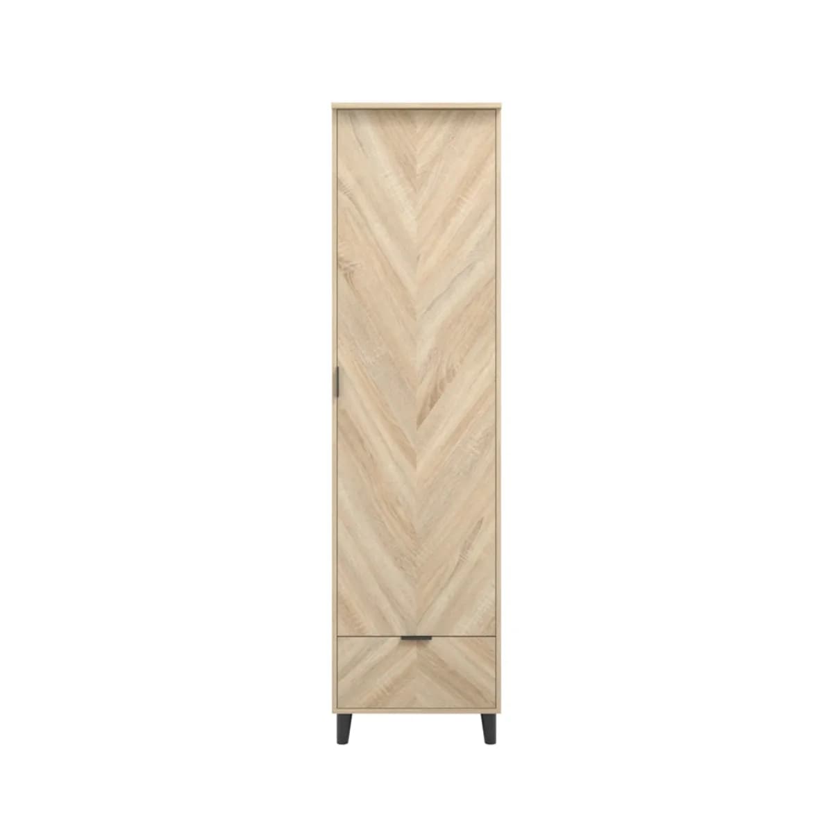 Stockholm Chevron 1 Door Wardrobe