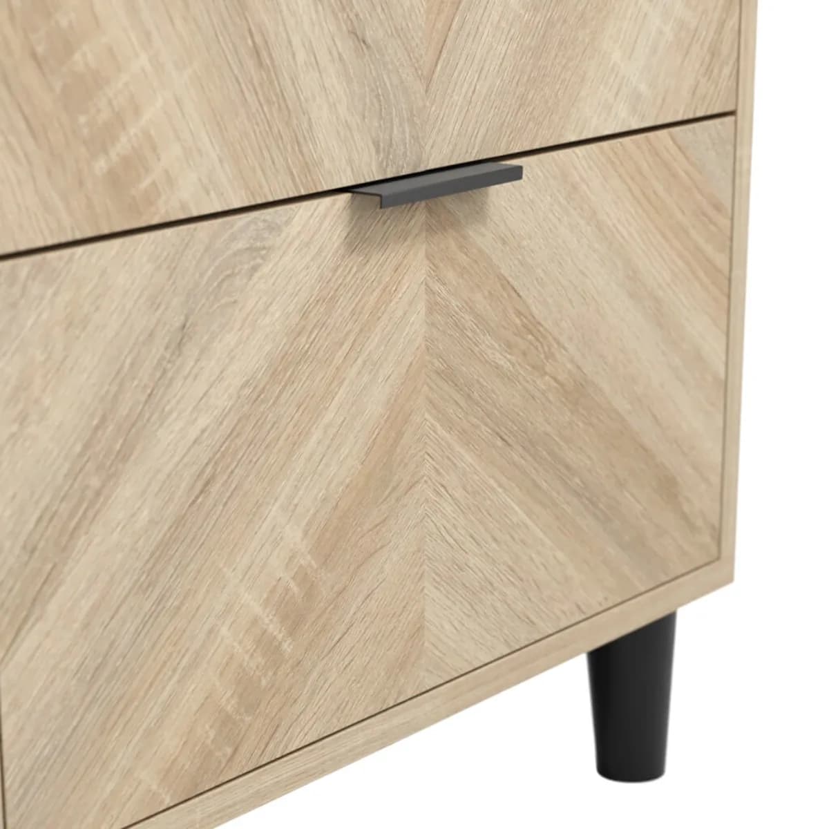 Stockholm Chevron 1 Door Wardrobe