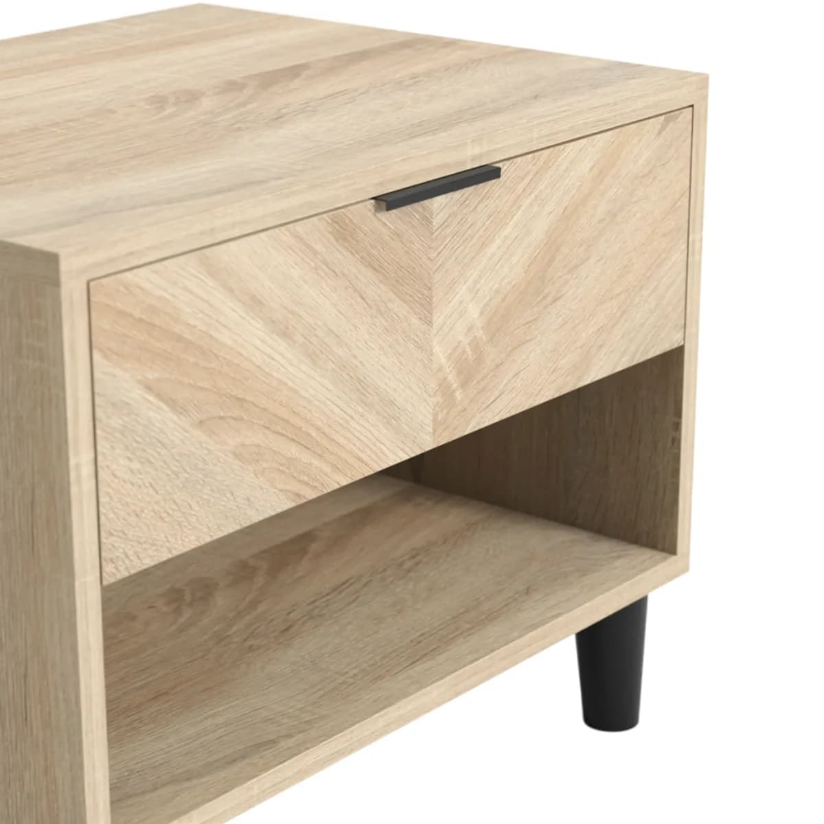 Stockholm Chevron 1 Dr Bedside Cabinet
