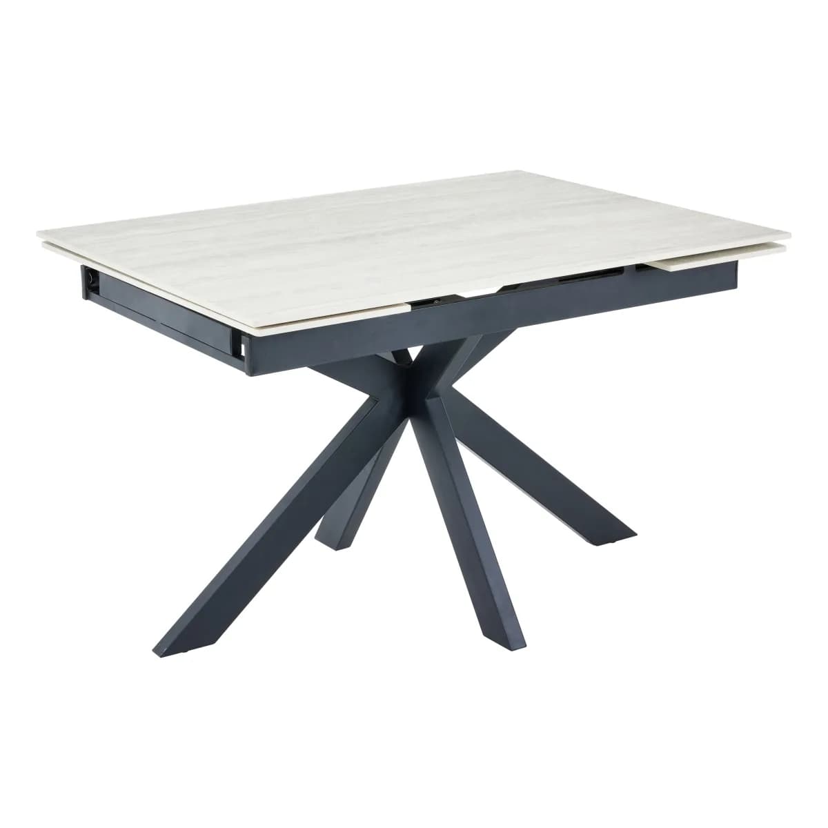 Amalfi 1.8m Extending Ivory Dining Table