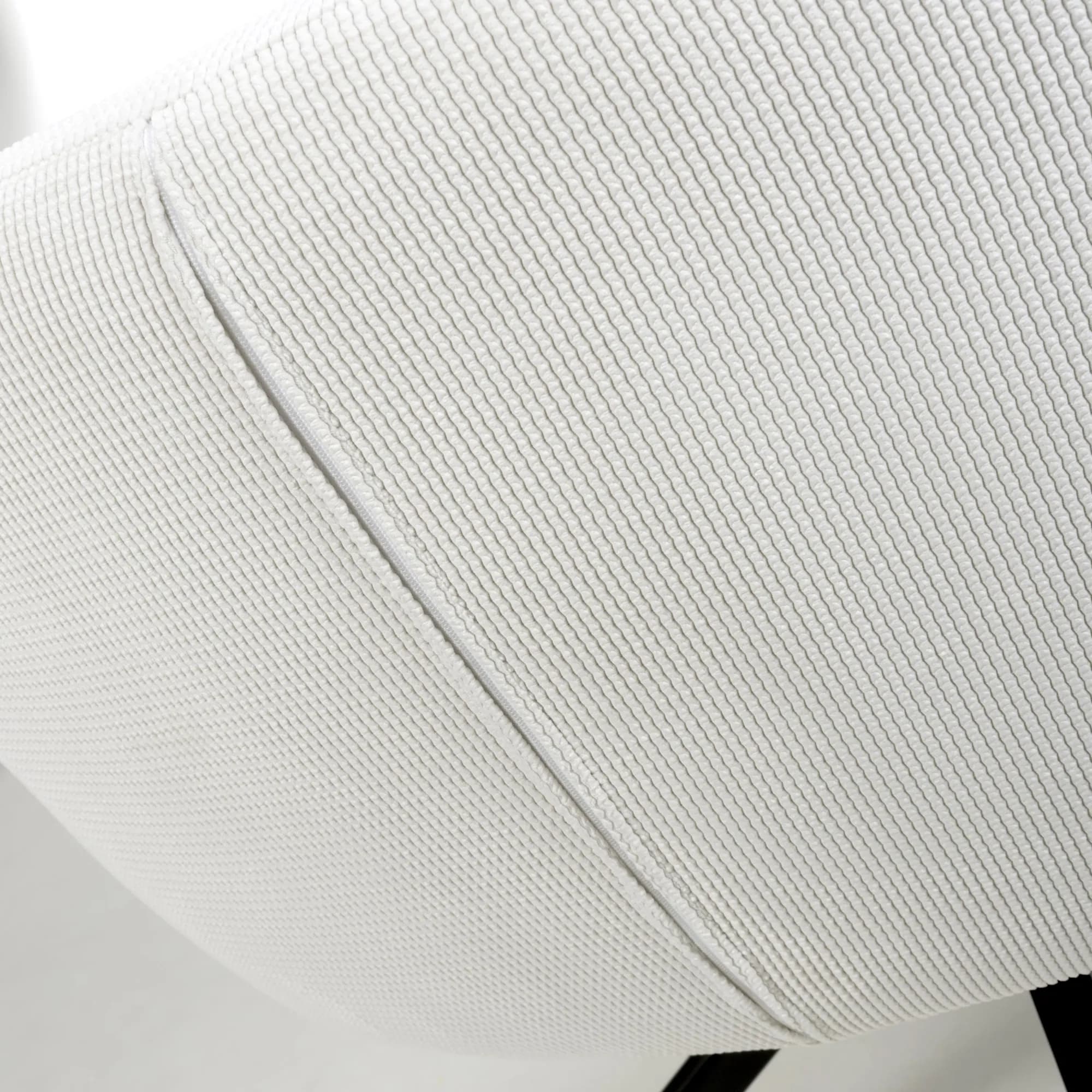 Artemis Corduroy White Swivel Chair