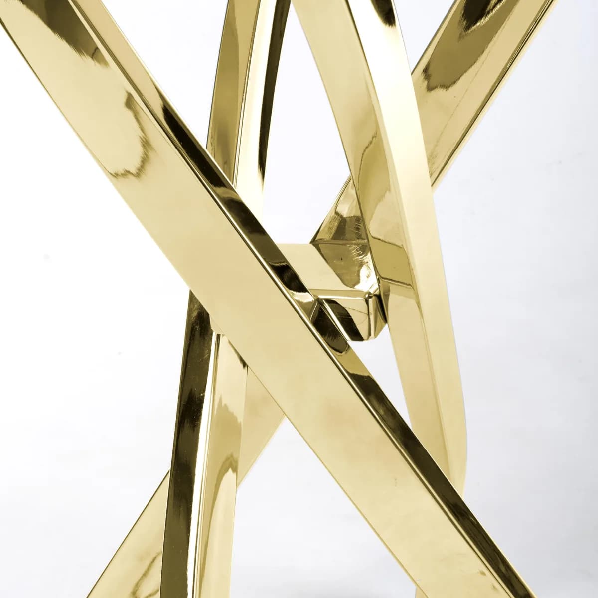 Astoria White/Gold Console Table