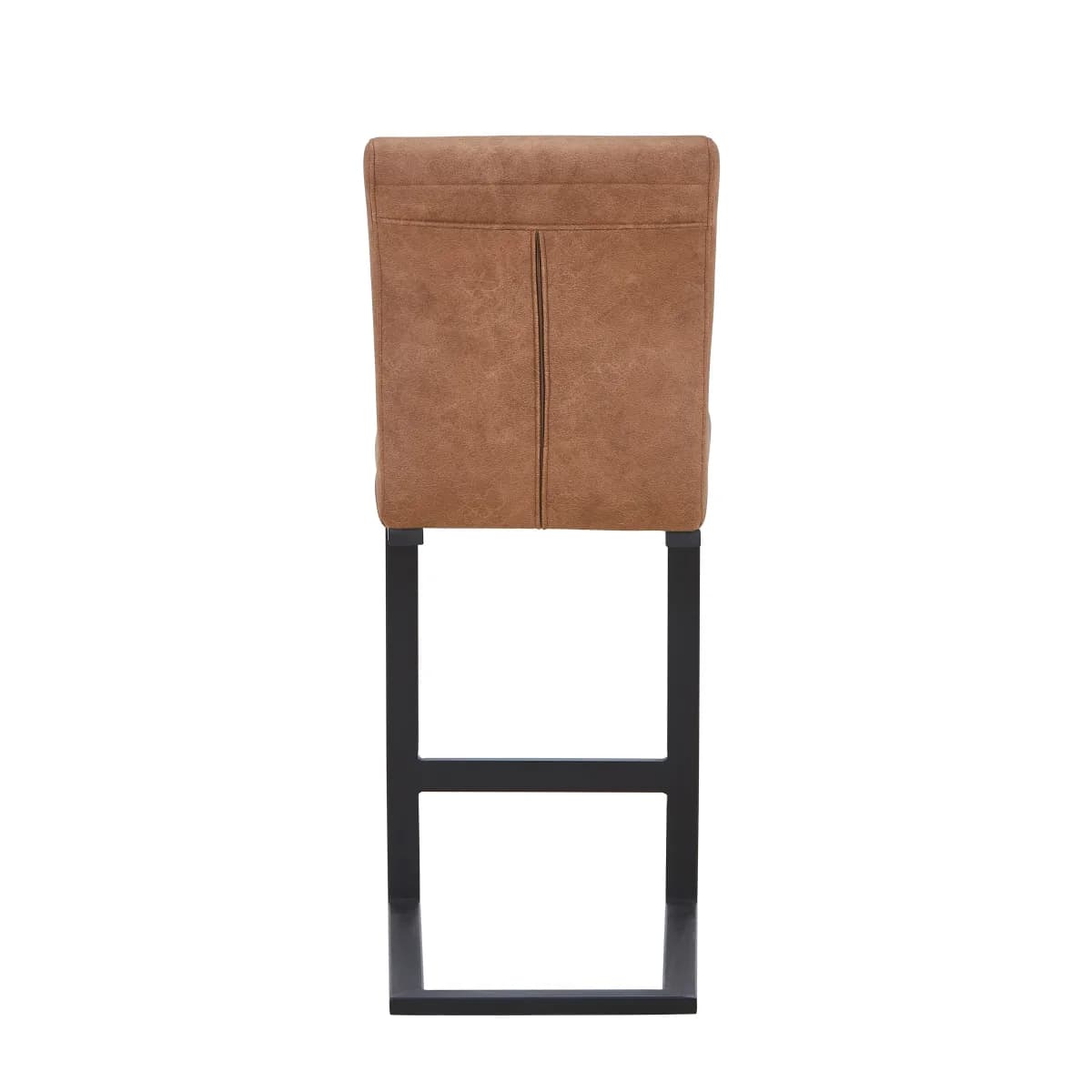 Belvoir Leather Effect Tan Bar Stool