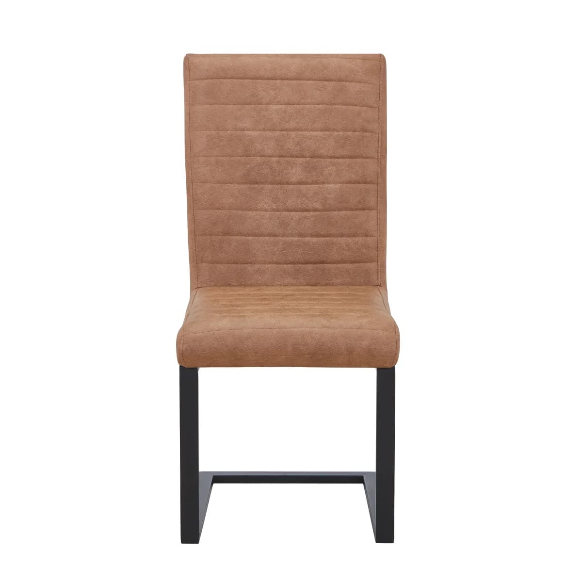 Belvoir Leather Effect Tan Dining Chair