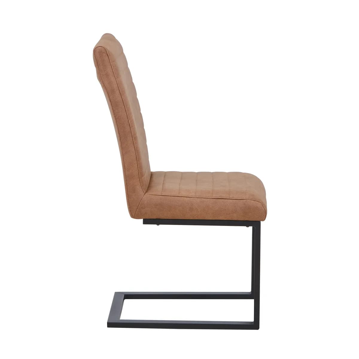 Belvoir Leather Effect Tan Dining Chair
