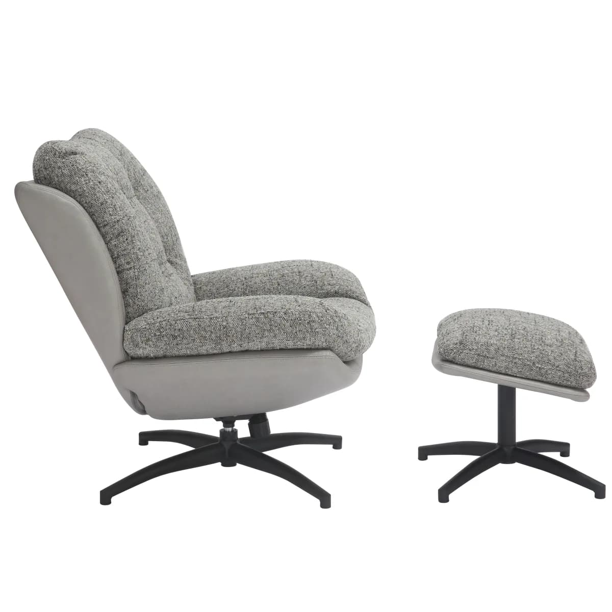 Calm Grey Lounge Chair
