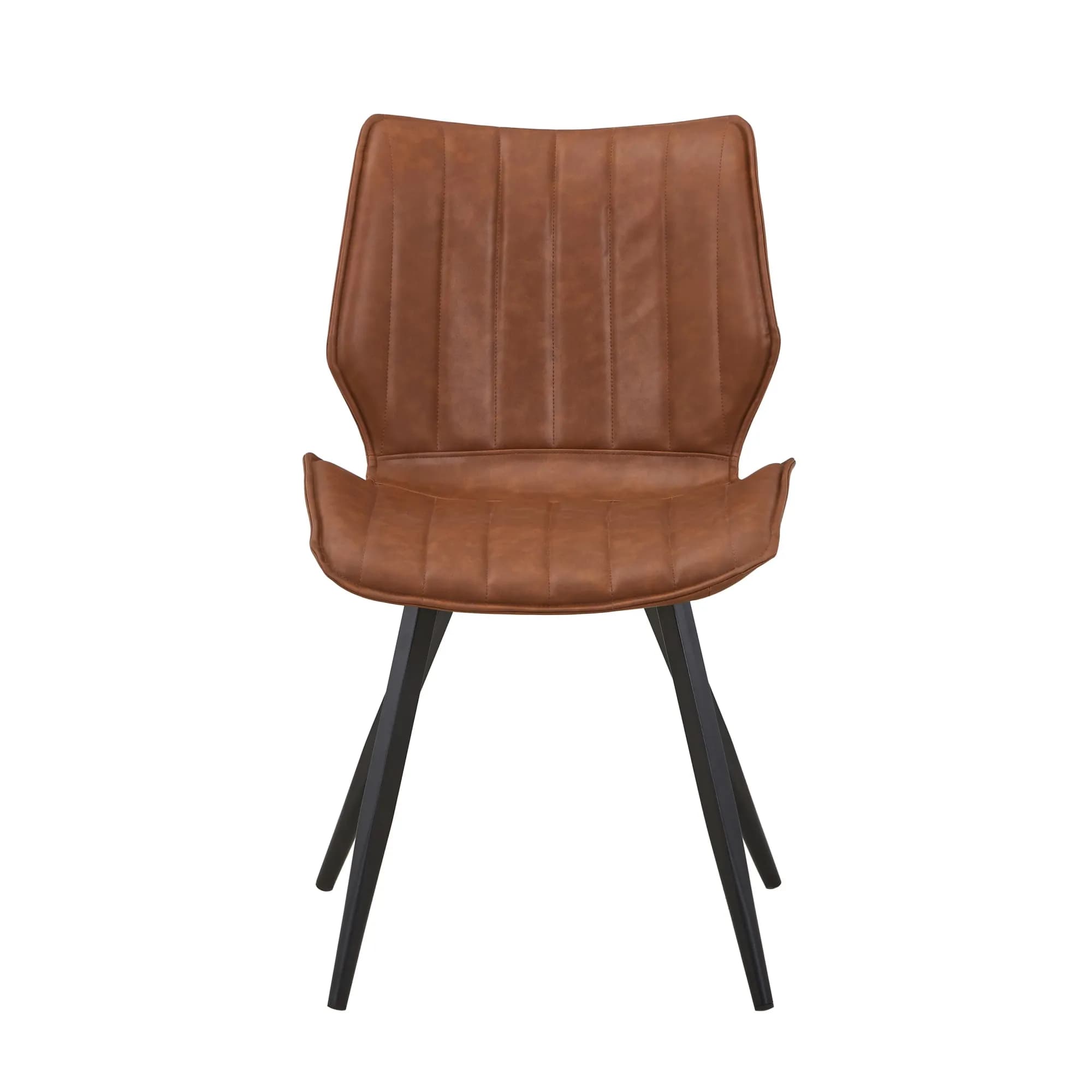 Classic Leather Effect Tuscan Tan Dining Chair