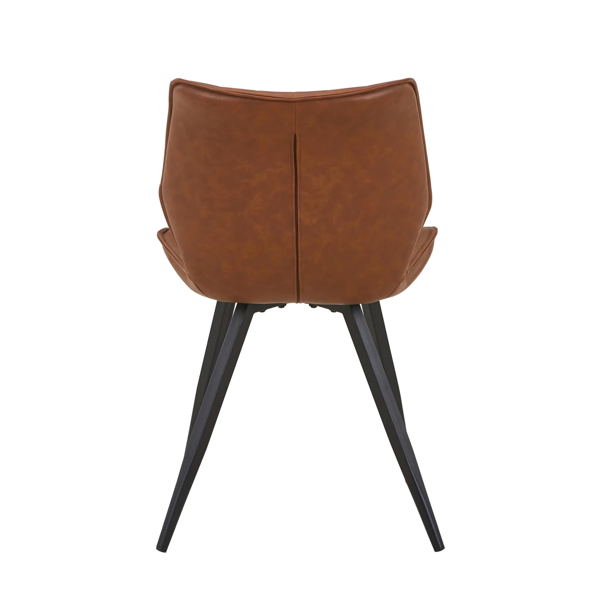 Classic Leather Effect Tuscan Tan Dining Chair