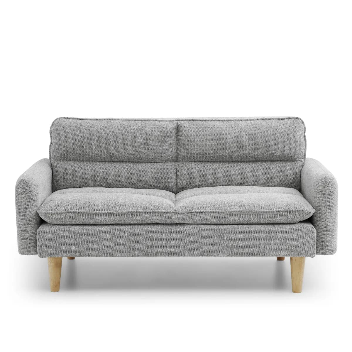 Cosy Rest Chenille Effect Light Grey 3 Seater Sofa