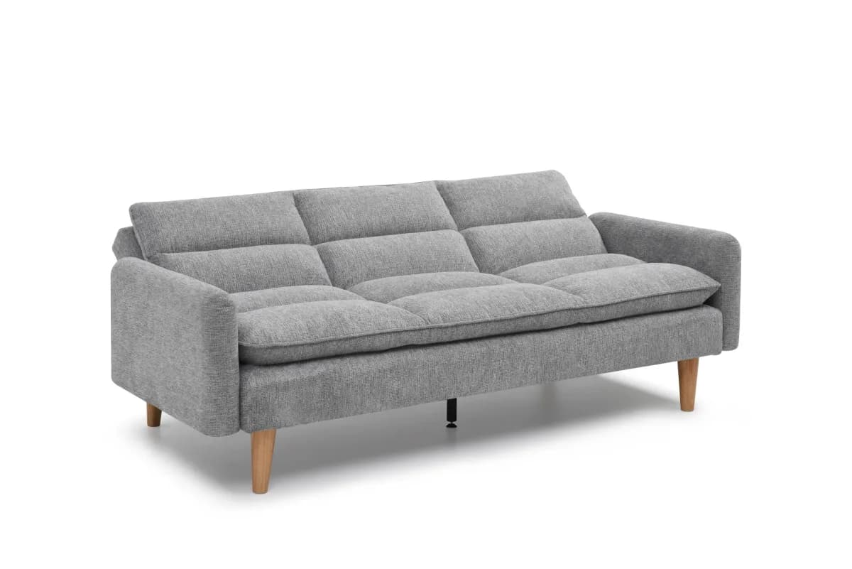 Cosy Rest Chenille Effect Light Grey Sofa Bed