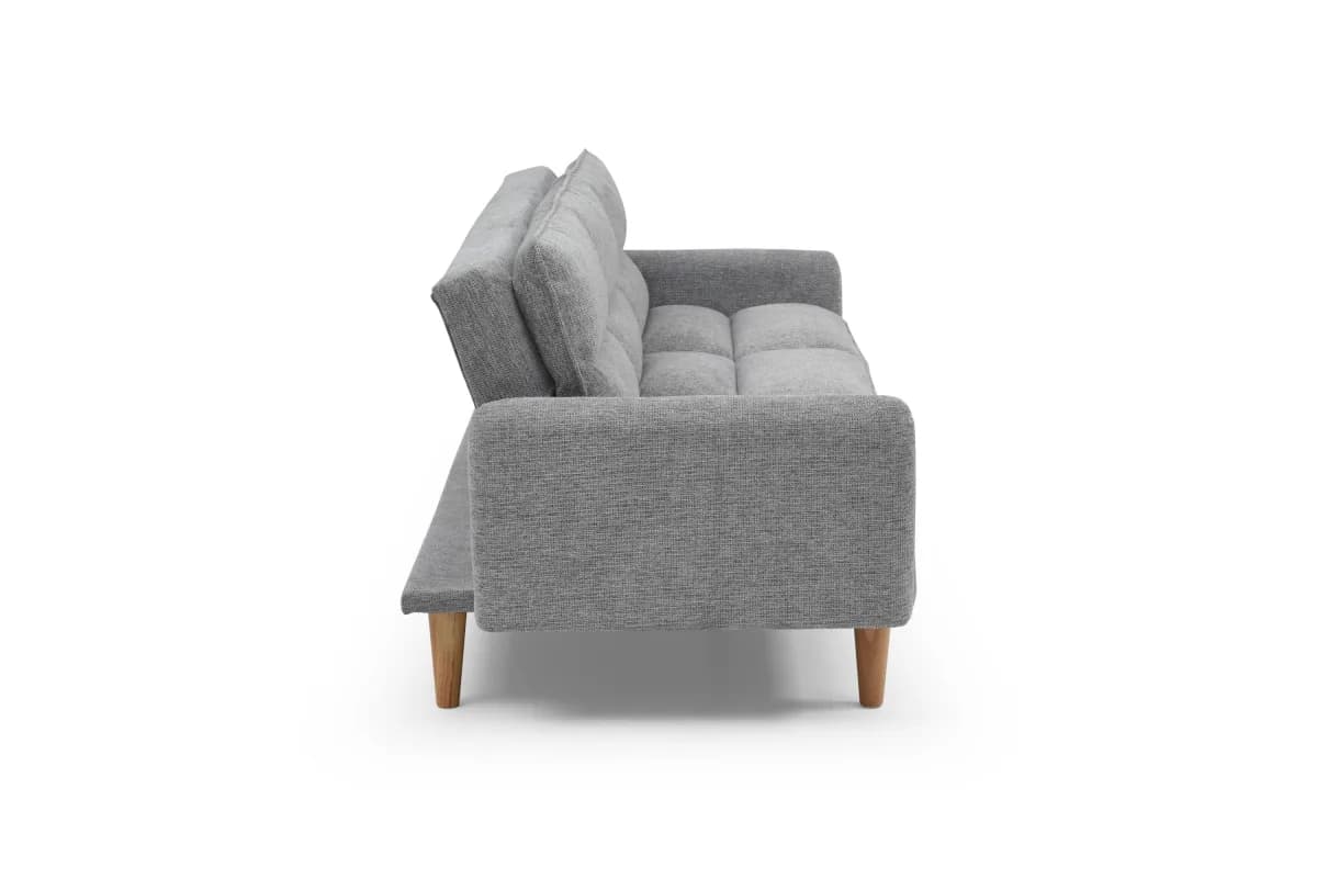 Cosy Rest Chenille Effect Light Grey Sofa Bed
