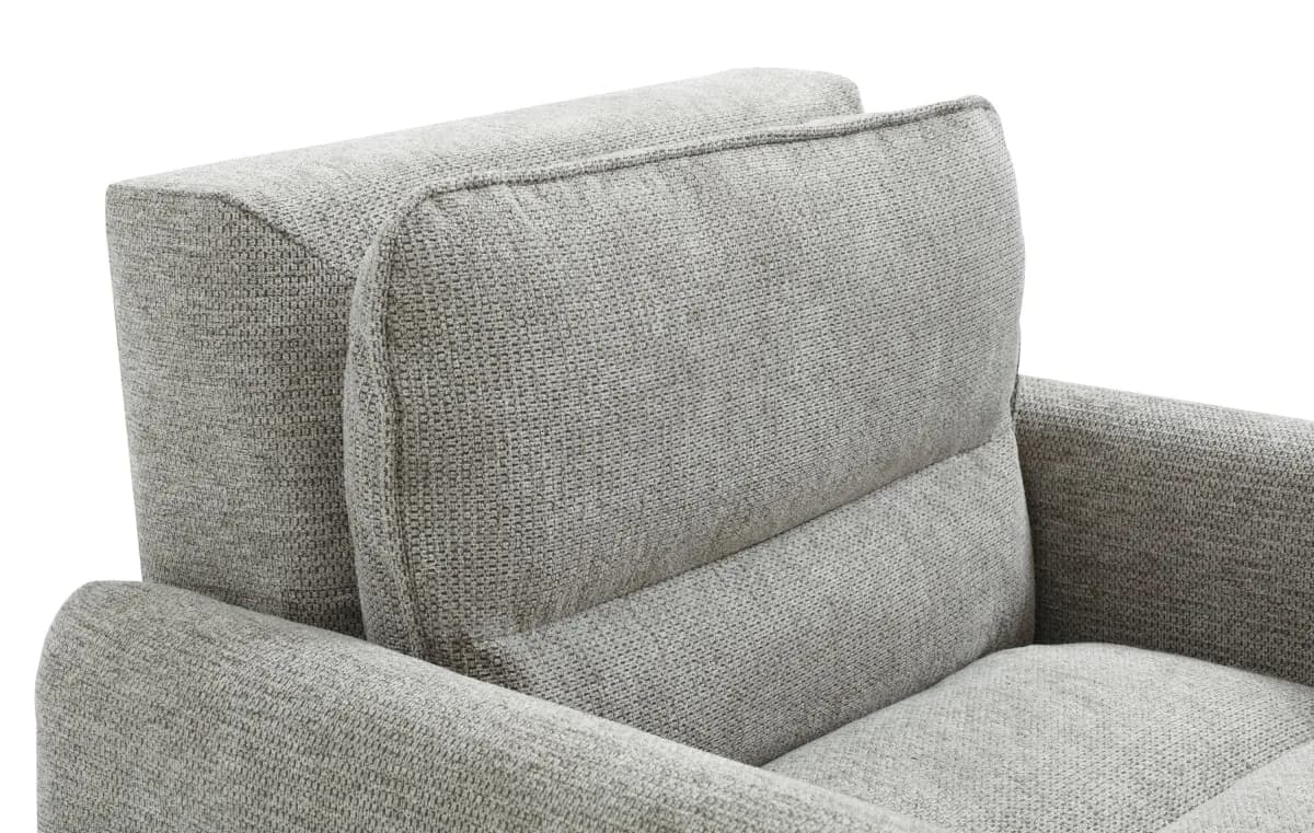 Cosy Rest Chenille Effect Natural Armchair