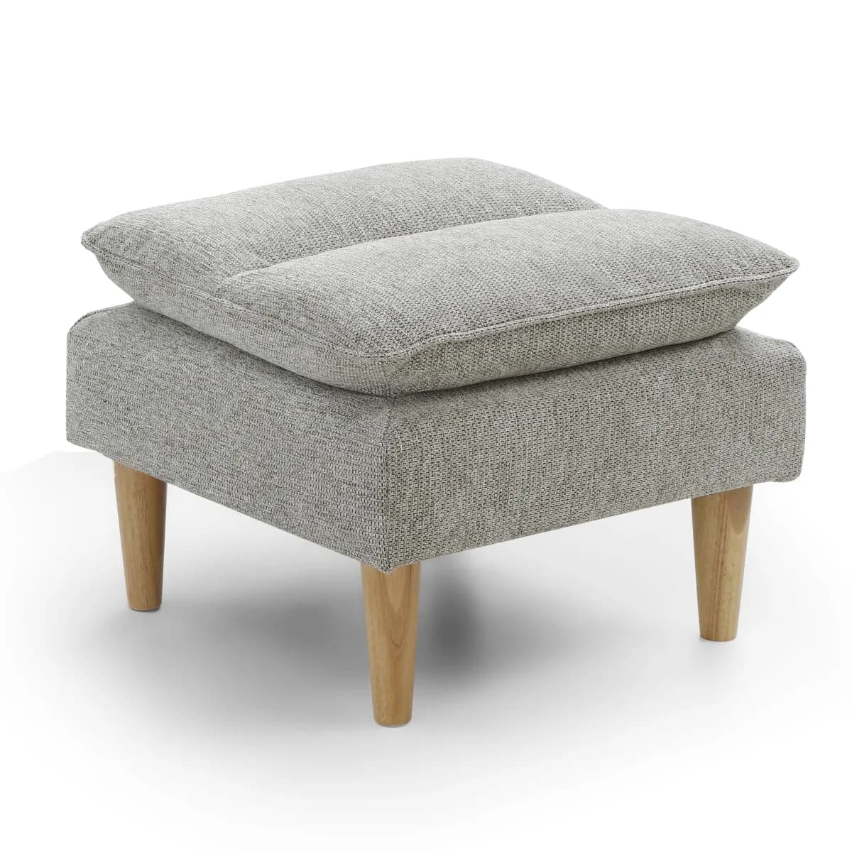 Cosy Rest Chenille Effect Natural Footstool