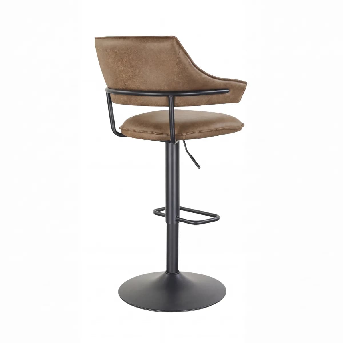 Geneva Leather Effect Tuscan Tan Bar Stool