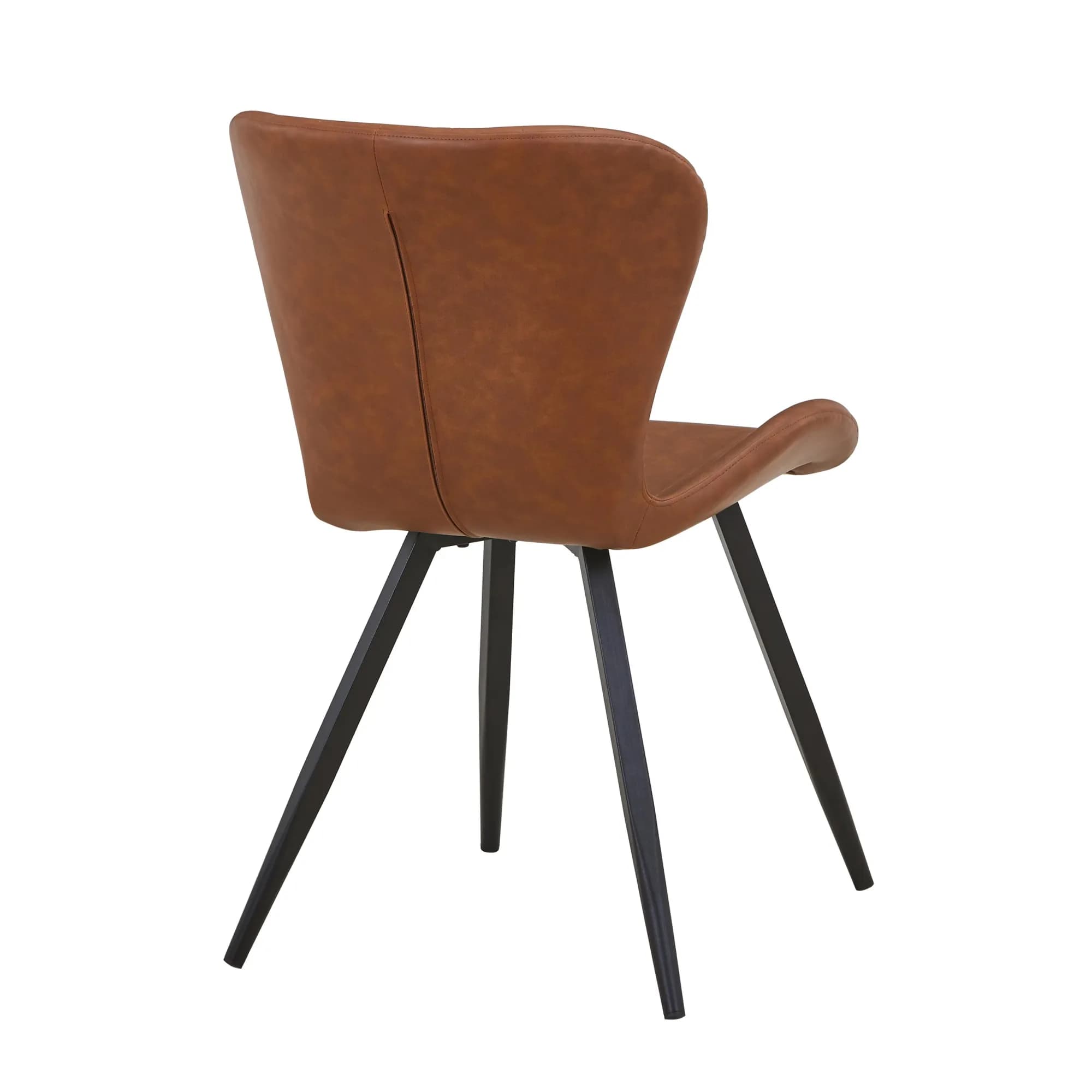 Heritage Leather Effect Tuscan Tan Dining Chair