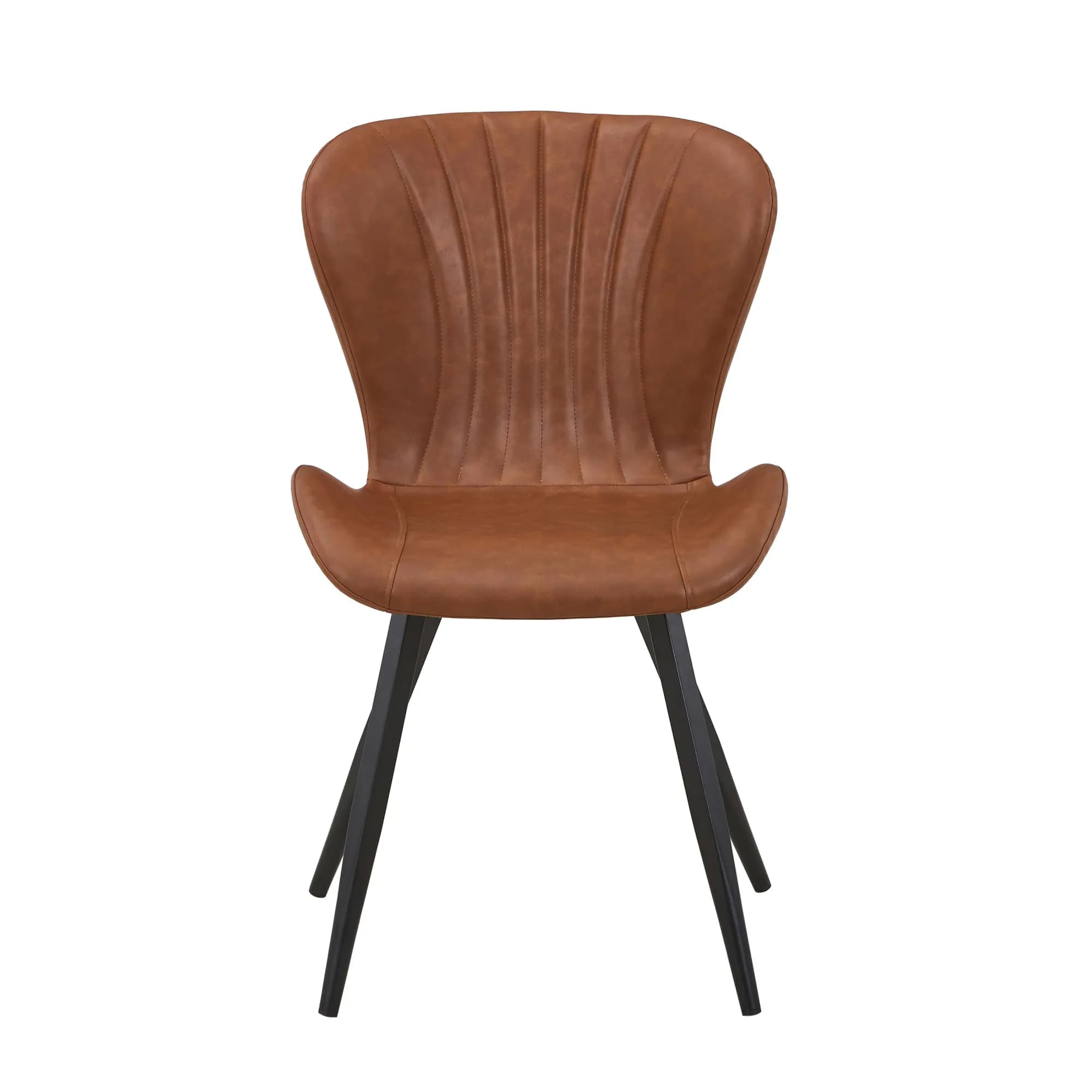 Heritage Leather Effect Tuscan Tan Dining Chair