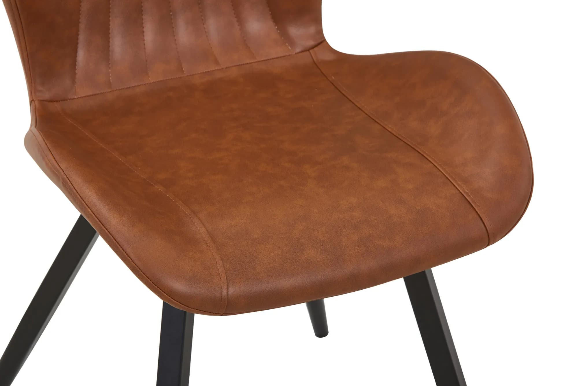 Heritage Leather Effect Tuscan Tan Dining Chair