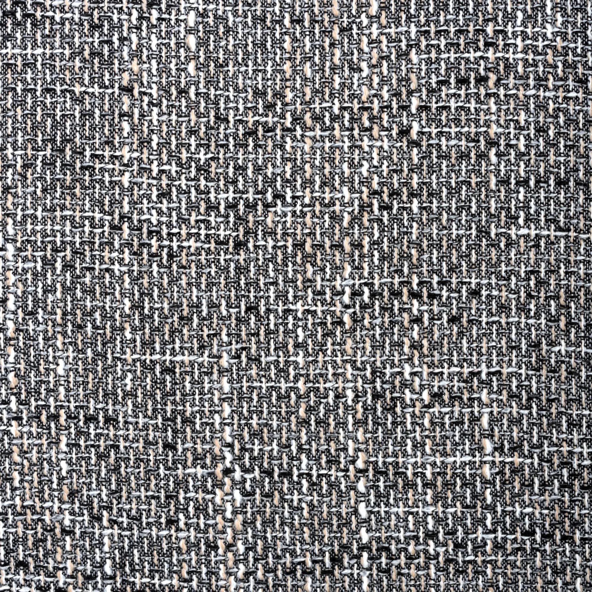 Karta Scroll Back Tweed Grey Dining Chair