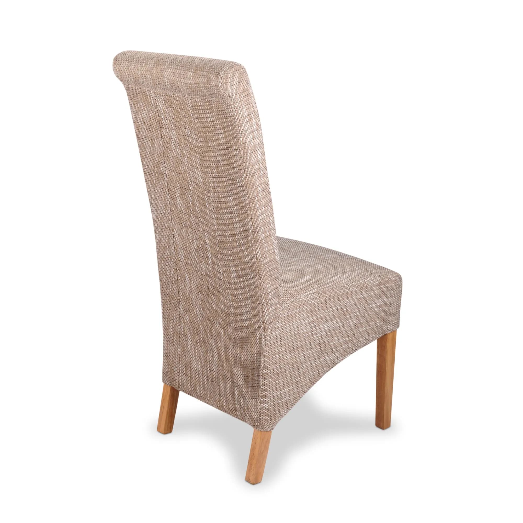 Krista Tweed Oatmeal Dining Chair